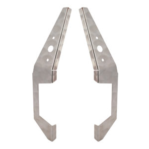 Tampone Laterale Inox Fiore per Paraincastri con Alzata