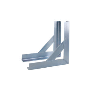 Coppia Staffe Lamiera Zincata