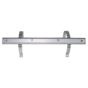 Supporto Doppio Cartello Inox per Portatubi