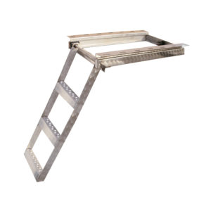 Scaletta Inox Estraibile Tre Gradini