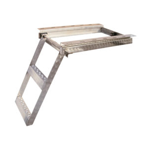 Scaletta Inox Estraibile Due Gradini