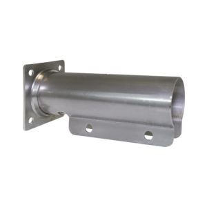 Calice con Piastra 4 Fori Inox Liscio AISI 304