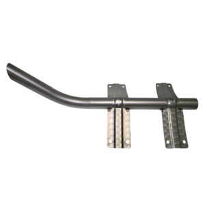 Staffa Completa Tubo Curvo Ø42 Inox