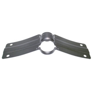 Aletta di Supporto Acciaio Grezzo per Parafanghi Ø54