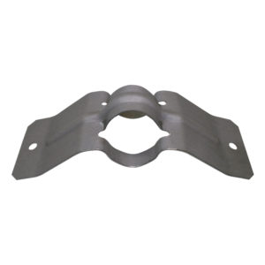 Aletta di Supporto Acciaio Grezzo per Parafanghi Ø42