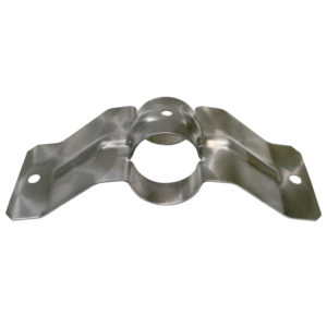 Aletta di Supporto Inox Fiore per Parafanghi Ø42