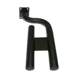 Black Painted Central Support Double Mudguard NARROW