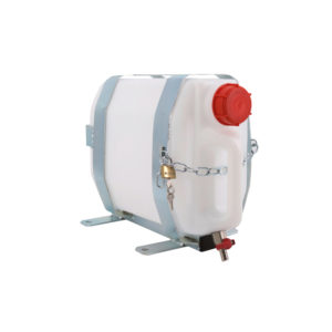 Tanica Acqua 10 lt. con Supporto Zincato e 4 Piedini