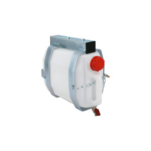 Tanica Acqua 10 lt. con Supporto Zincato per Iveco S-Way