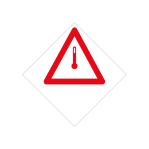 Adesivo Termometro Superiore ai 20°C Classe 9