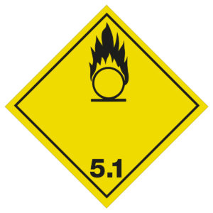 Adesivo Trasporto Comburenti e Perossidi Organici