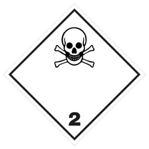 Adesivo Gas Tossico Classe 2