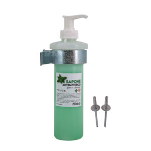 Kit Portasapone Orizzontale con Sapone Antibatterico