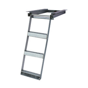 Scaletta Zincata Estraibile Tre Gradini
