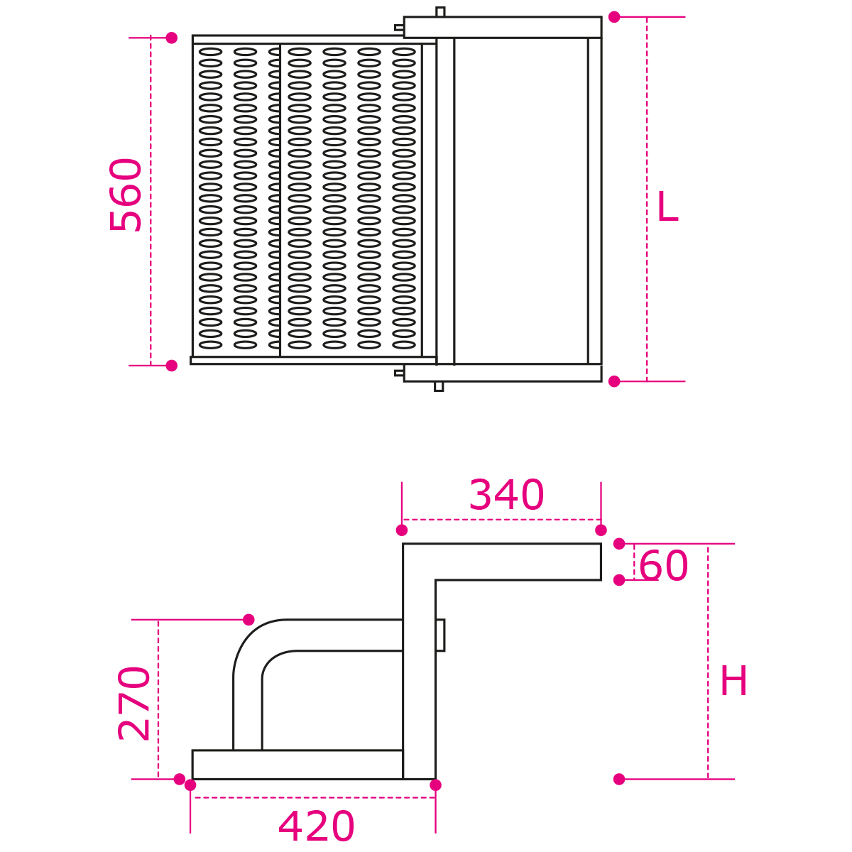 Dettagli tecnici - Scaletta Retrattile Zincata